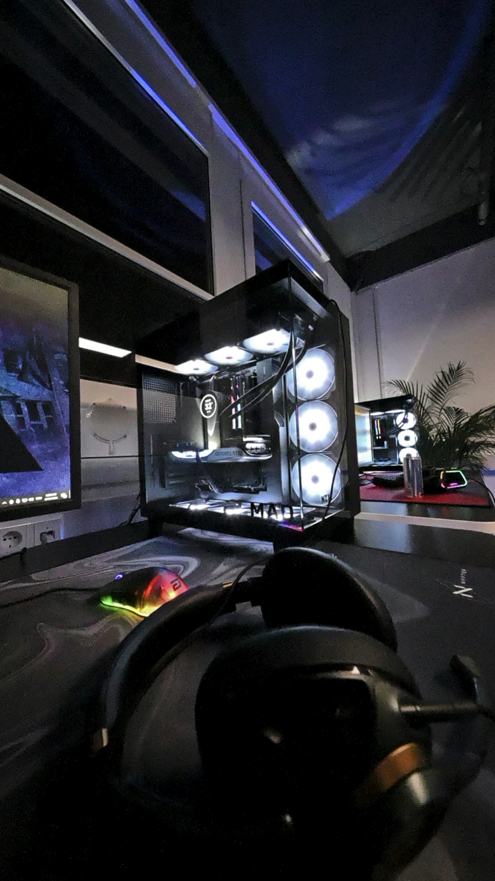 Competitive PC gaming setup with monitor (generic stock photo, not official Valorant art)