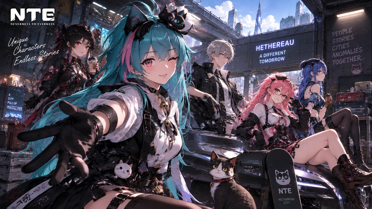 Neverness to Everness character roster gameplay screenshot in Hethereau